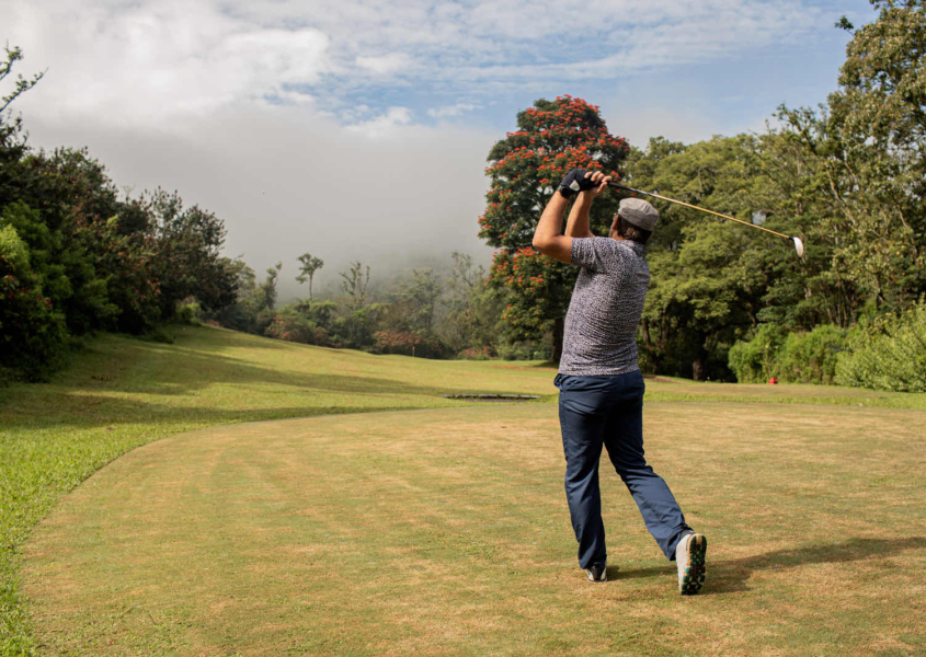 Austin golfer practicing after PGA certified instruction session
